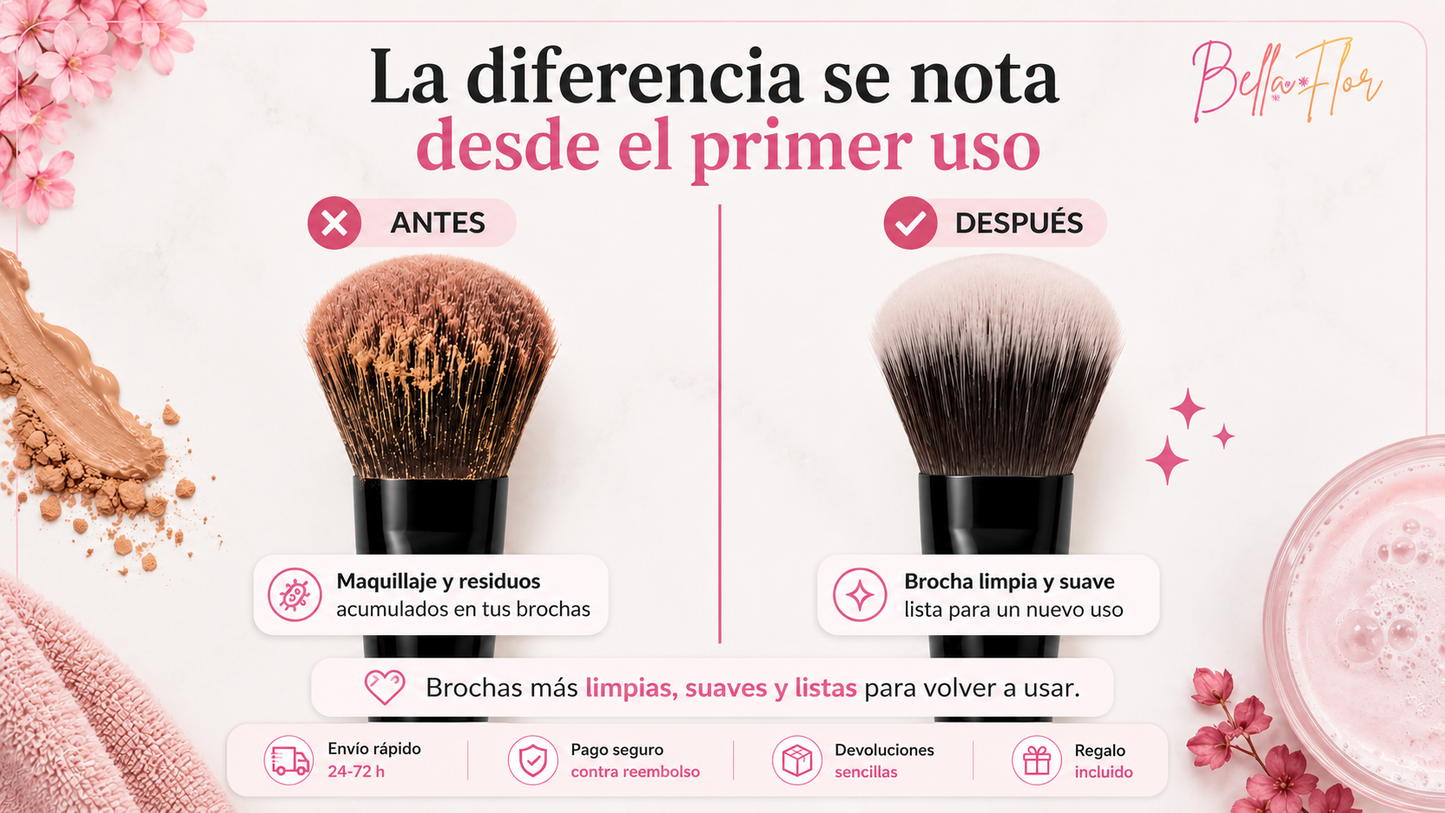 Limpiador Automático de Brochas 360°