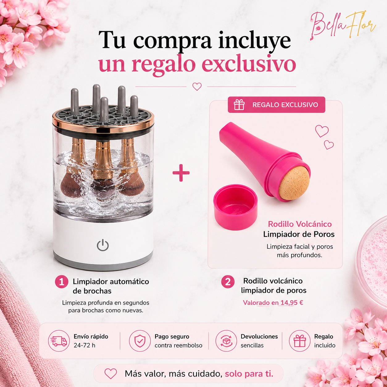 Limpiador Automático de Brochas 360°