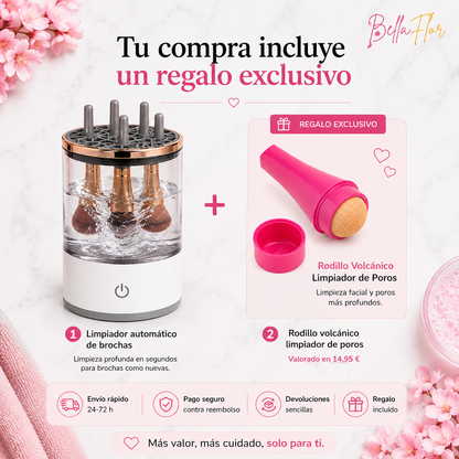 Limpiador Automático de Brochas 360°