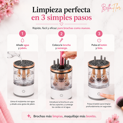 Limpiador Automático de Brochas 360°