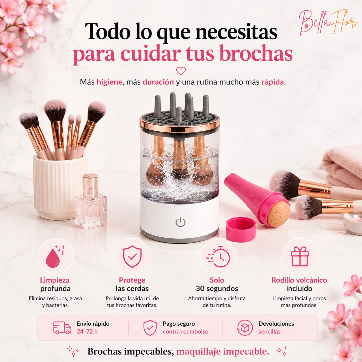 Limpiador Automático de Brochas 360°