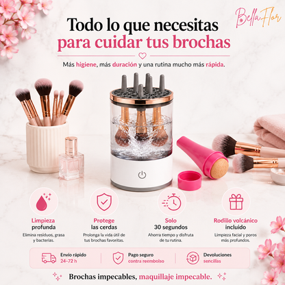 Limpiador Automático de Brochas 360°